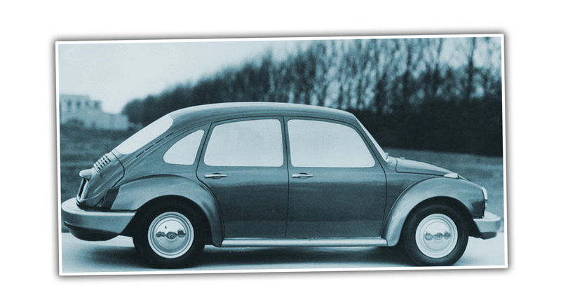 Illustration for article titled A Brief But Vitally Important History Of Four-Door Volkswagen Beetles